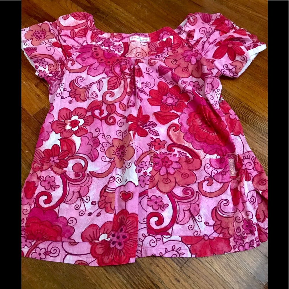 Koi scrub top